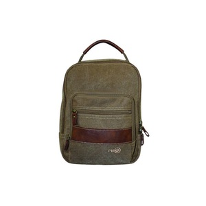 FIB - A1201C Washed canvas sling bag - Khaki *DC
