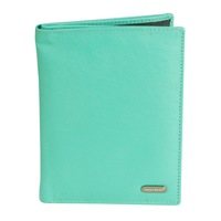 Franco Bonini - 3047 Leather Passport & Credit Card Cover - Ocean
