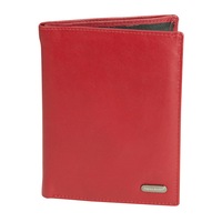 Franco Bonini - 3047Leather Passport & Credit Card Cover - Red