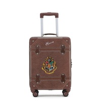 Harry Potter - Hogwarts WB030 20in Small 4 Wheel Hard Suitcase - Brown