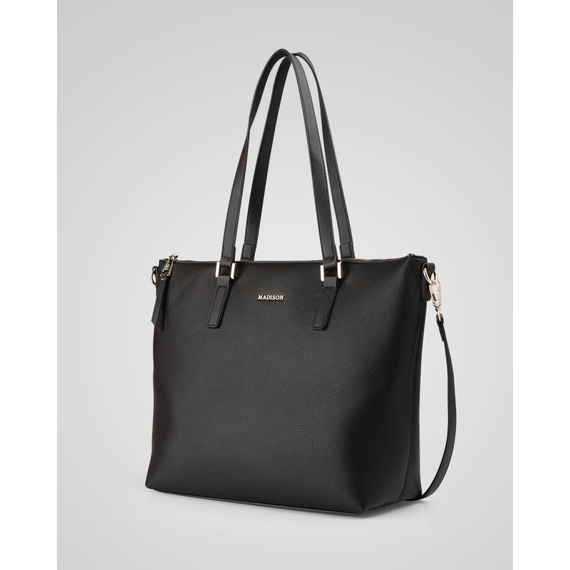 Buy Inga Large Zip Top Tote Bag + Stripe Bag Strap MyDeal