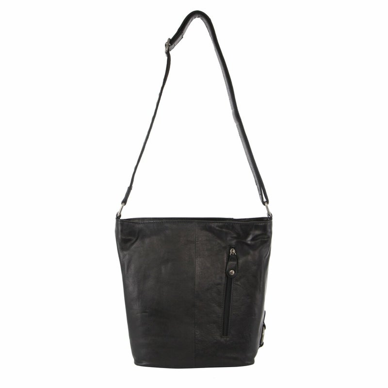 Milleni - NL9801 Leather Cross-Body - Black | Buy Handbags & Totes ...