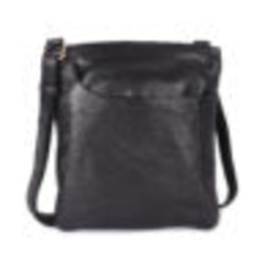 Oran - RH-2628 Leeds Leather side sling bag - Black