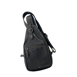Oran - RH-4605 Mika Leather Sling chest bag - Black