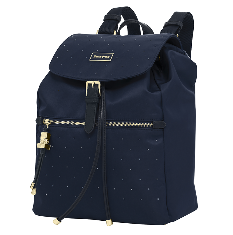 Buy Samsonite Karissa Swarovski Crystals Backpack Navy MyDeal