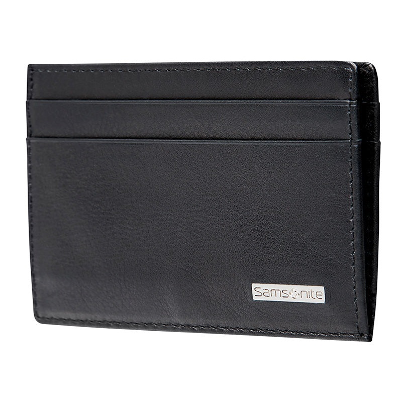 Buy Samsonite RFID Leather Card & Note Holder Black MyDeal