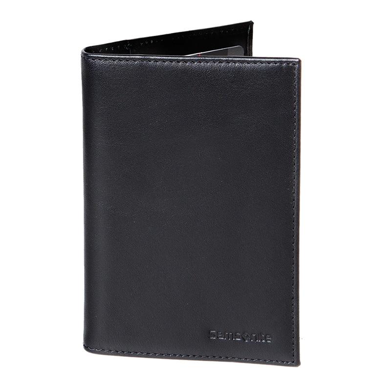 Buy Samsonite - RFID Leather Passport Wallet - Black - MyDeal
