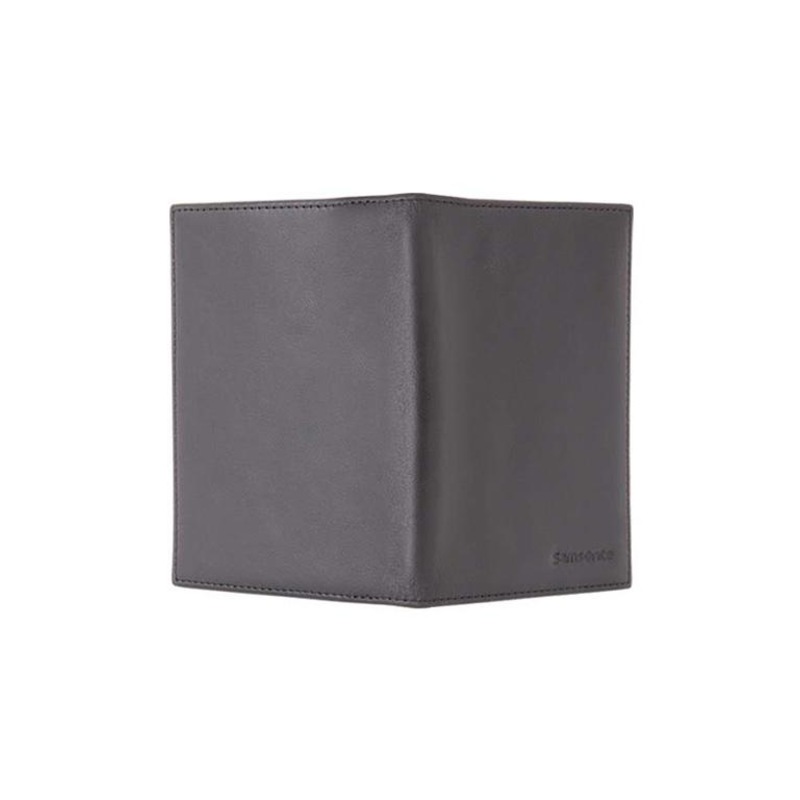Buy Samsonite RFID Leather Passport Wallet Black MyDeal
