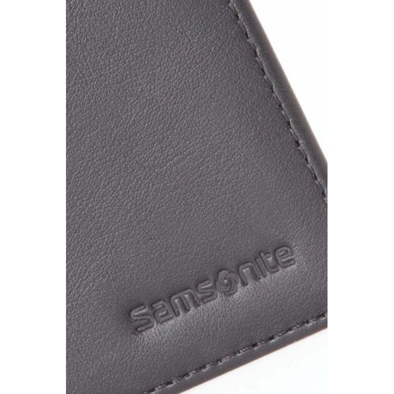 Buy Samsonite RFID Leather Passport Wallet Black MyDeal