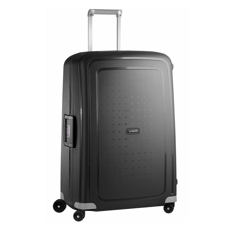 Buy Samsonite SCure 75cm Large 4 Wheel Hard Suitcase Black MyDeal