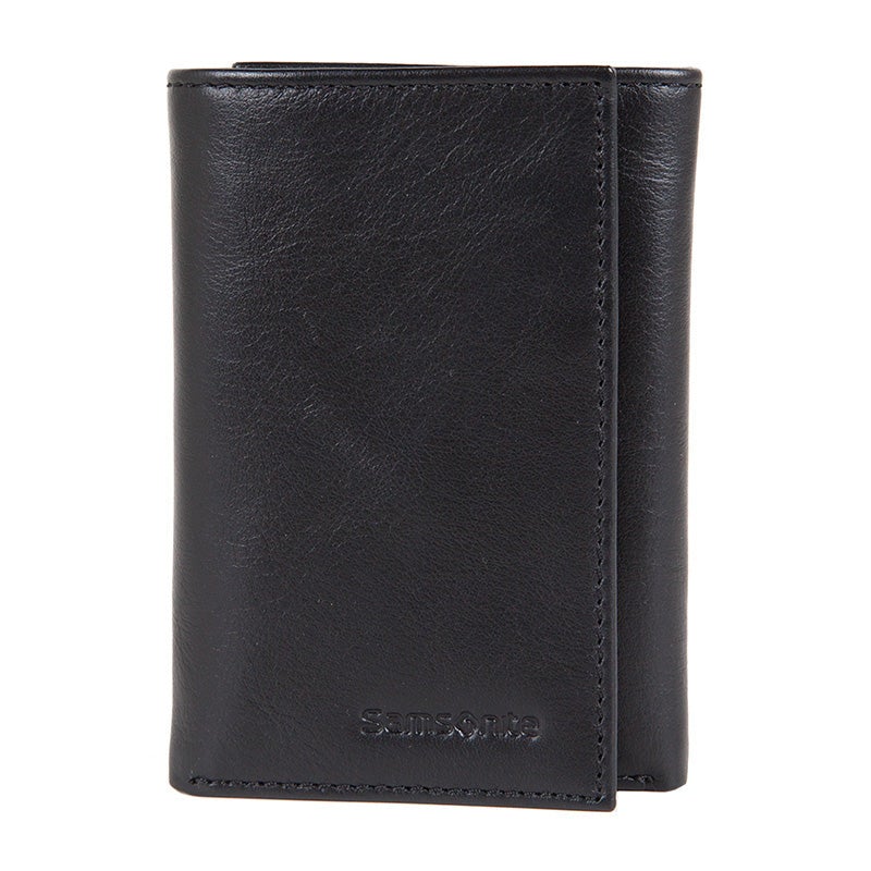 Samsonite - Trifold Leather RFID Wallet - Black | Buy Men's Accessories ...