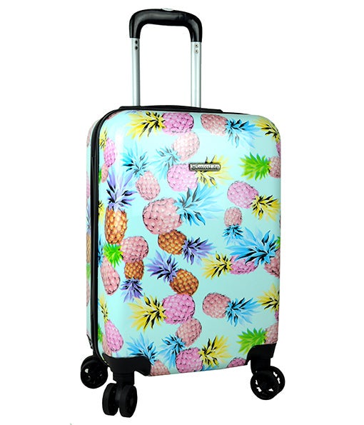 SwissLite - SG590 55cm Small 4 Wheel Hard Suitcase - Pineapple
