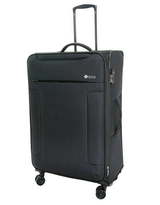 Tosca - So Lite 3.0 29in Large 4 Wheel Soft Suitcase - Black