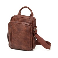 Tosca - VG009 Vegan Leather Crossbody Bag - Brown