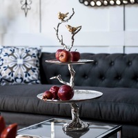 Aluminium Glass Tree Cake Stand