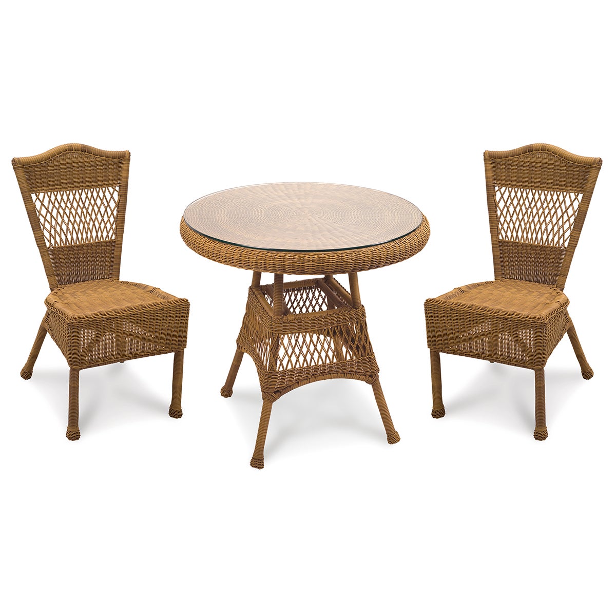 3 Piece Cannes Outdoor Setting in Walnut