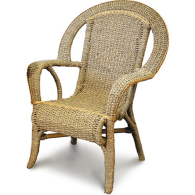 Syracuse Outdoor Seagrass Armchair in Natural | Buy Outdoor Lounge ...