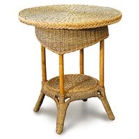 Syracuse Seagrass Round Side Table Natural