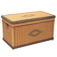 Villa Tricolour Cane/Rattan Chest - Large