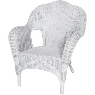 Windsor Cane Armchair in White