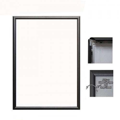 TCS 10pc A3 Aluminium Frame with Plastic Back in Black