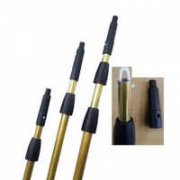 TCS 2.4m Two Level Aluminium Extension Pole - Gold