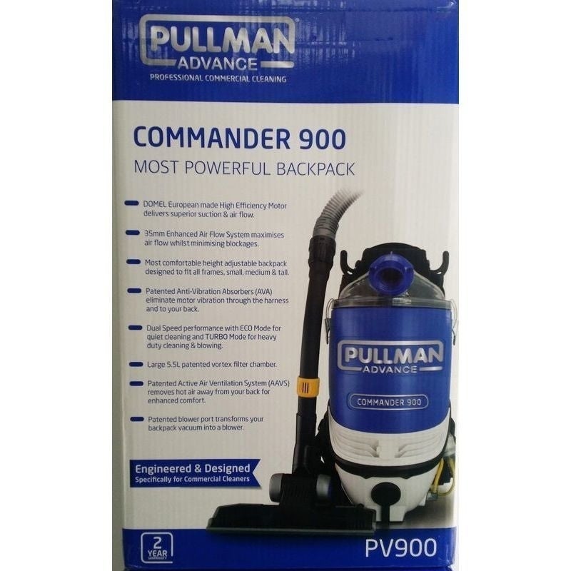 Buy Pullman Industrial Backpack Vacuum Cleaner w/ 5.5L Dust Bag MyDeal