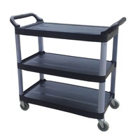 TCS Large 3 Tier Catering Utility Kitchen Trolley 120kg