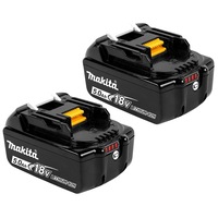 BRAND NEW GENUINE MAKITA BATTERY 18 VOLT 5.0AH LITHIUM ION BL1850B X 2 BL1850