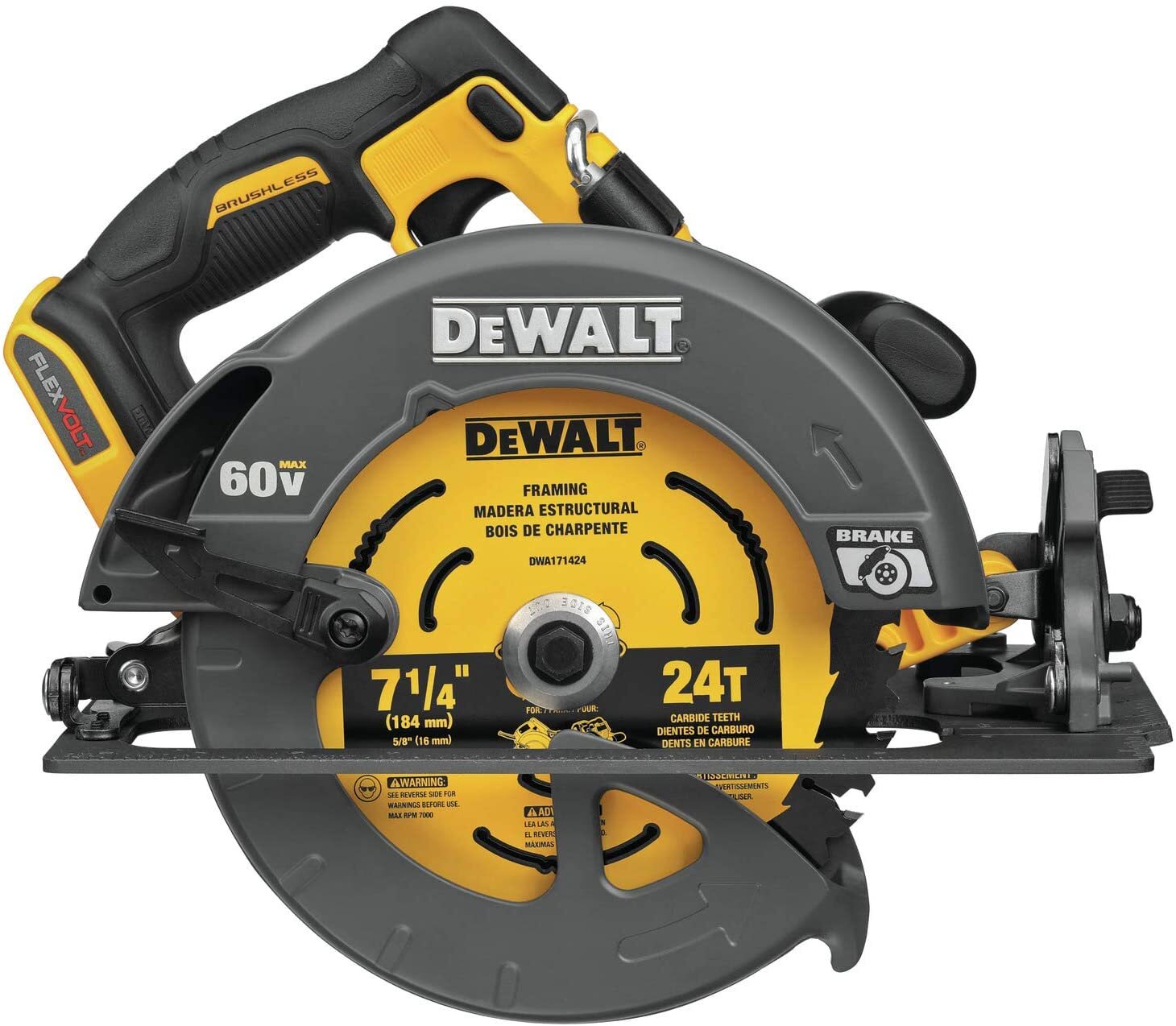 Buy BRAND NEW DEWALT FLEXVOLT BRUSHLESS CIRCULAR SAW 184MM 54V