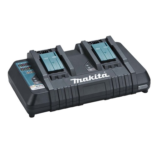 BRAND NEW GENUINE MAKITA DUAL FAST BATTERY CHARGER DC18RD 18 VOLT LI ION