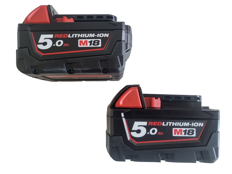 BRAND NEW GENUINE MILWAUKEE M18 5.0AH BATTERIES X 2 M18B5  Australia