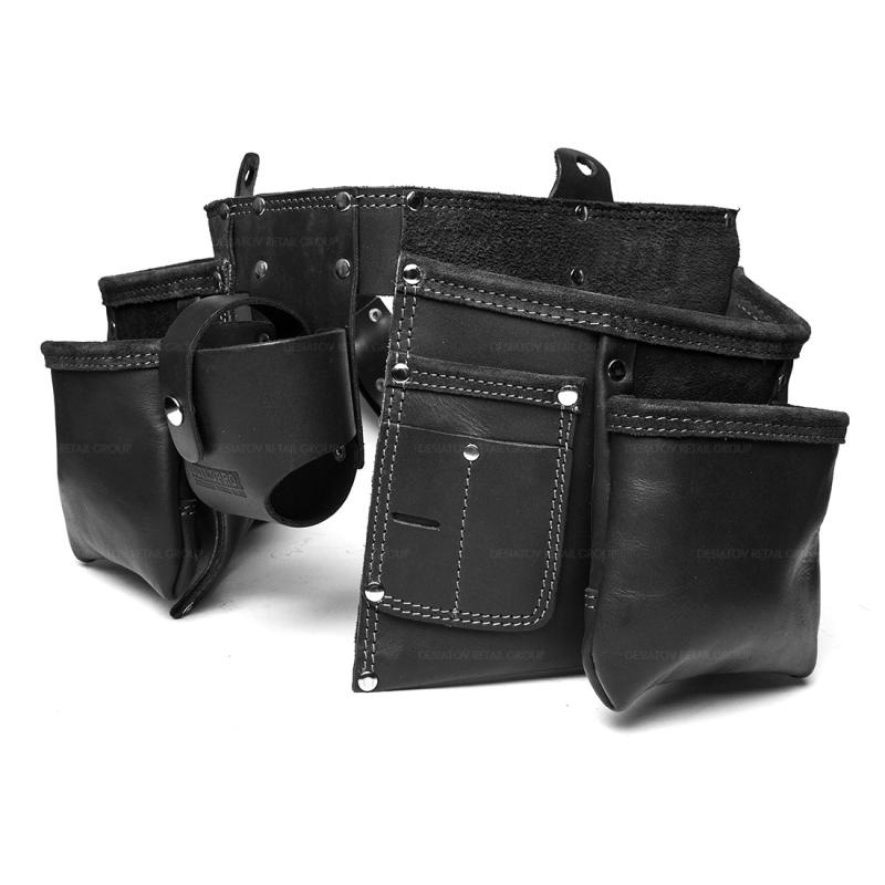 BuildPro Tool Belt Apron BLACK LEATHER LWTMABK Unbranded Australia