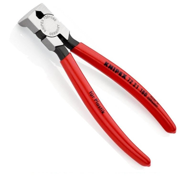 KNIPEX 7221160 160mm FLUSH END CUT 85° PLASTIC CUTTERS Unbranded Australia