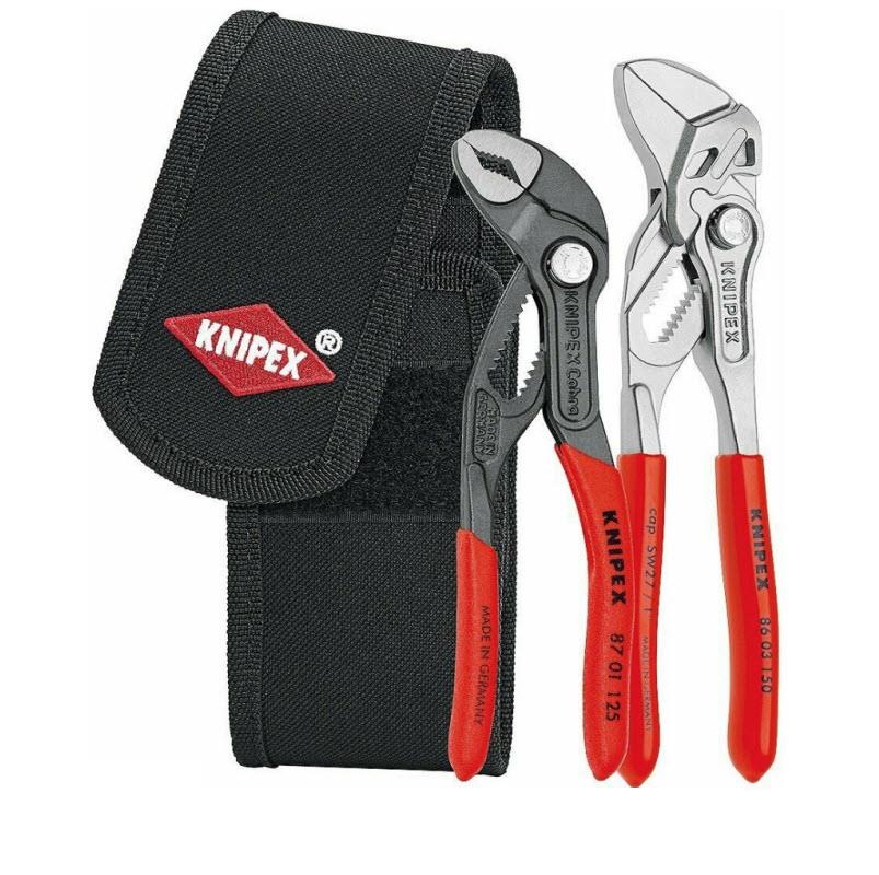 KNIPEX 002072V01 MINI 150mm PLIERS WRENCH & 125mm COBRA Unbranded Australia