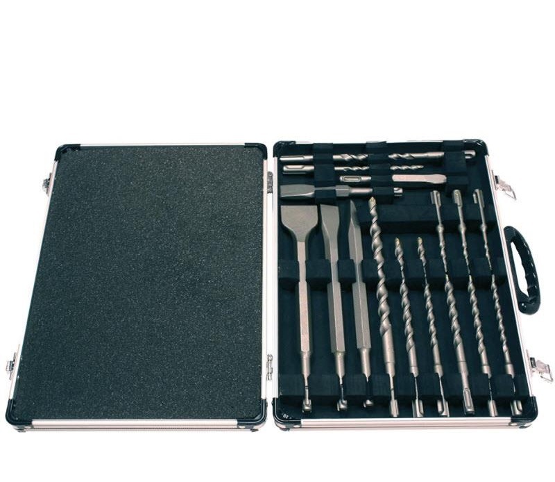 MAKITA D 21200 17 PC SDS PLUS CHISEL & DRILL BIT SET 