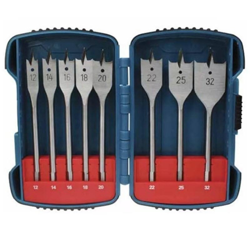 MAKITA P 52093 8 PIECE FLAT WOOD BORING BIT SET Unbranded Australia