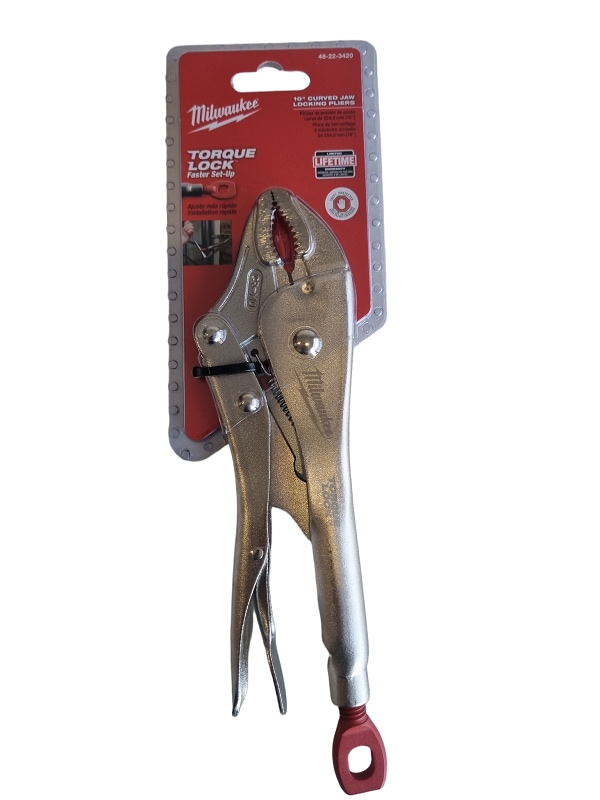 NEW MILWAUKEE 48223420 10″ CURVED JAW LOCKING PLIERS Unbranded Australia