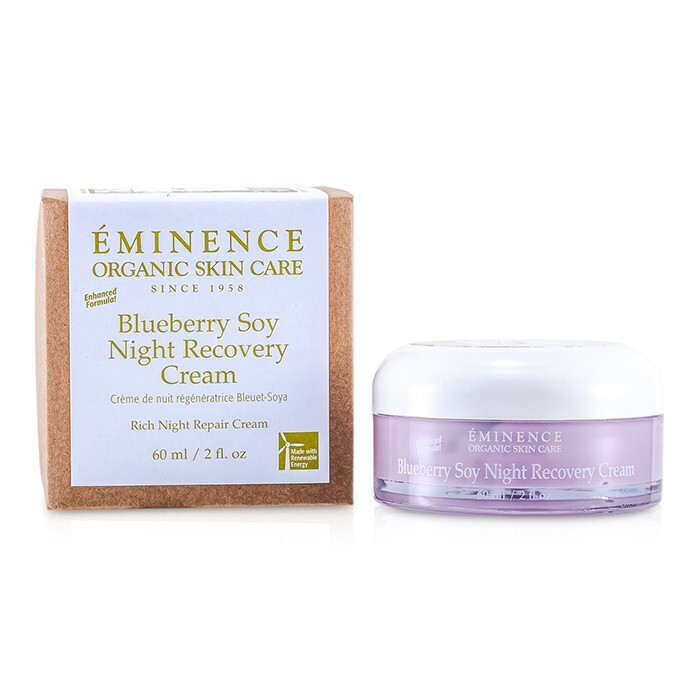 Eminence Blueberry Soy Night Recovery Cream – 60 Ml, Nachtcreme Mit Heidelbeere & Ringelblumenöl
