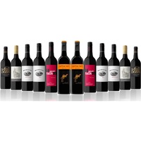 Australian Mixed Red Wine Dozen Featuring Yellow Tail Merlot (12 Bottles)