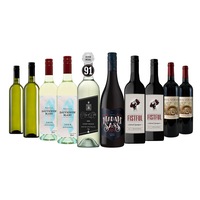 Backyard Wine Tasting Red & White Wines Mixed - 10 Bottles