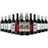 Stellar Premium Red Wines Mixed - 12 Bottles With Silver Medal Wine