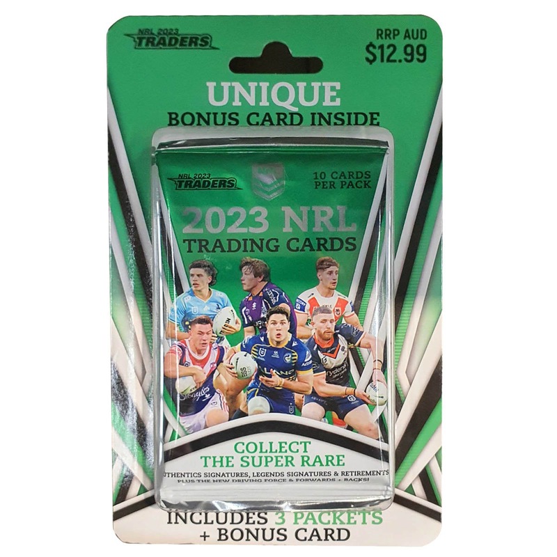 Buy 2023 NRL Rugby League Trading Cards Hobby Starter Pack w/ 3 Packs ...