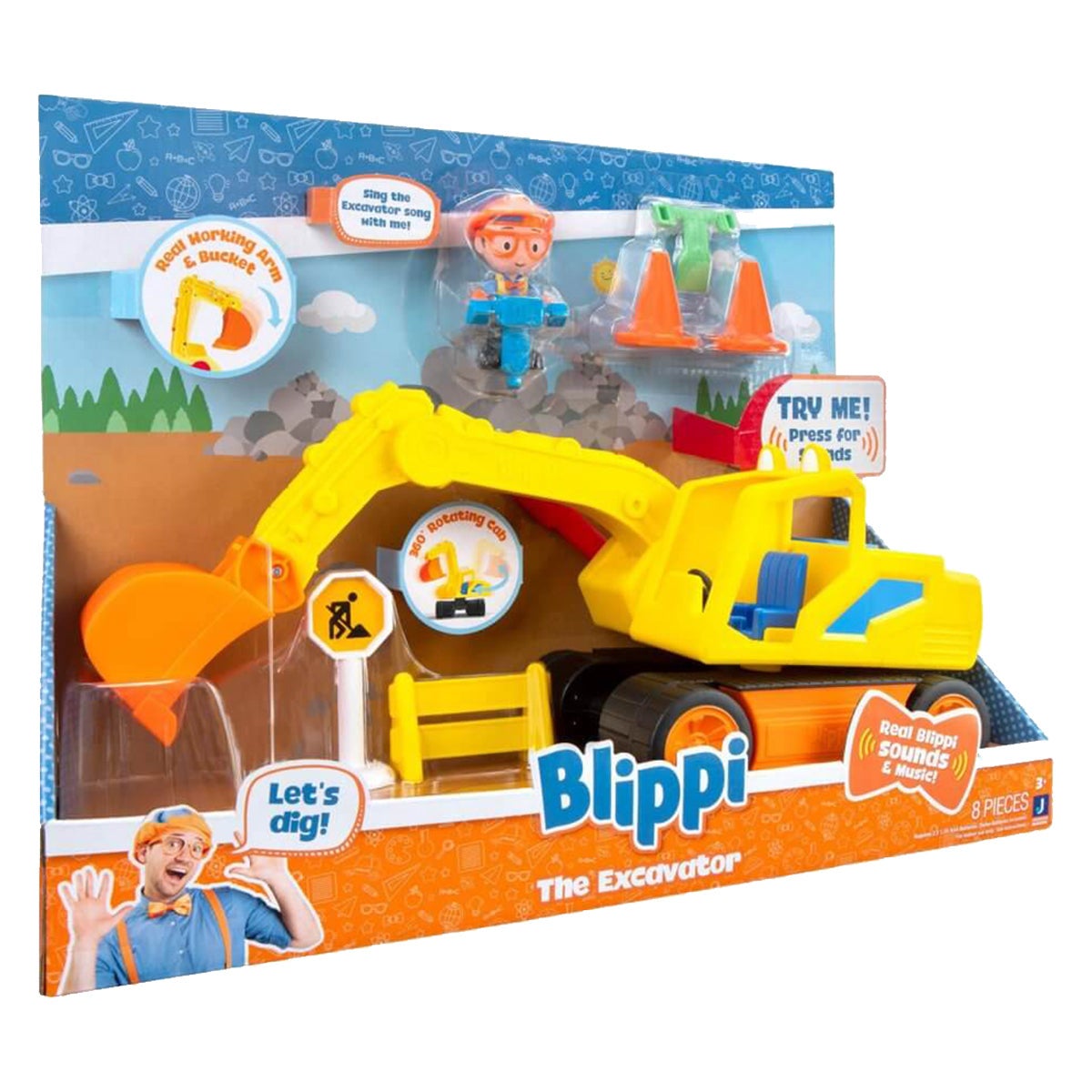 BLIPPI Feature Vehicle Blippi Excavator