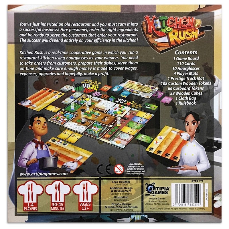 restaurant rush boardgame