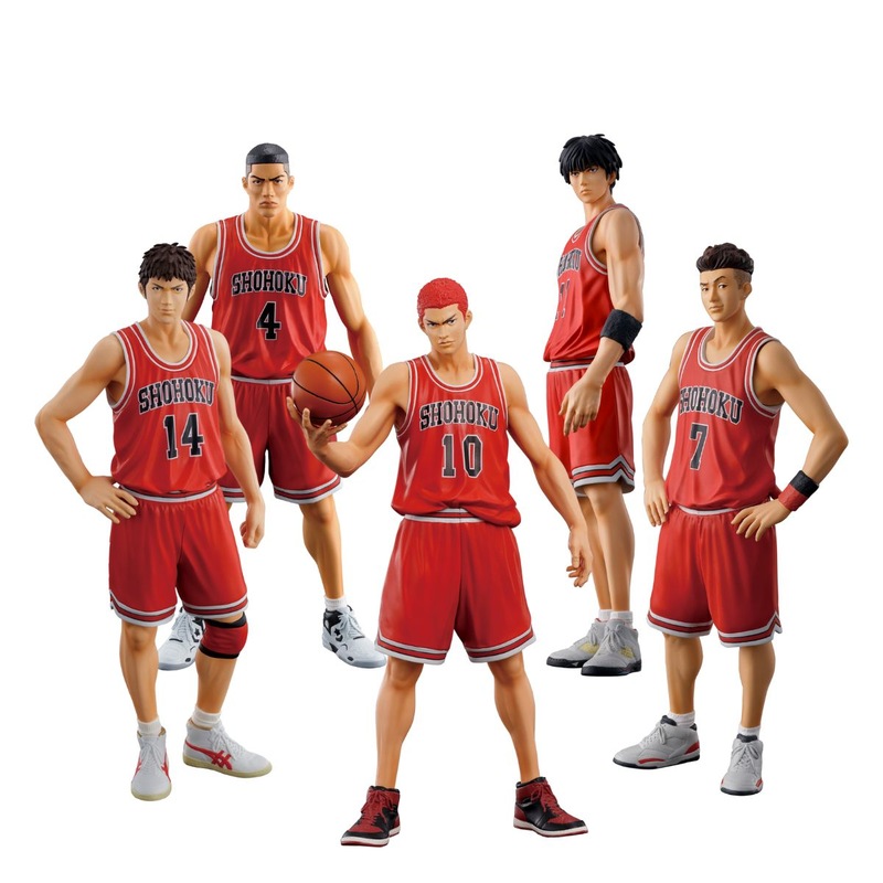 Slam Dunk pack 5 figurines Shohoku Starting Member Set 15 - 17 cm Union Creative