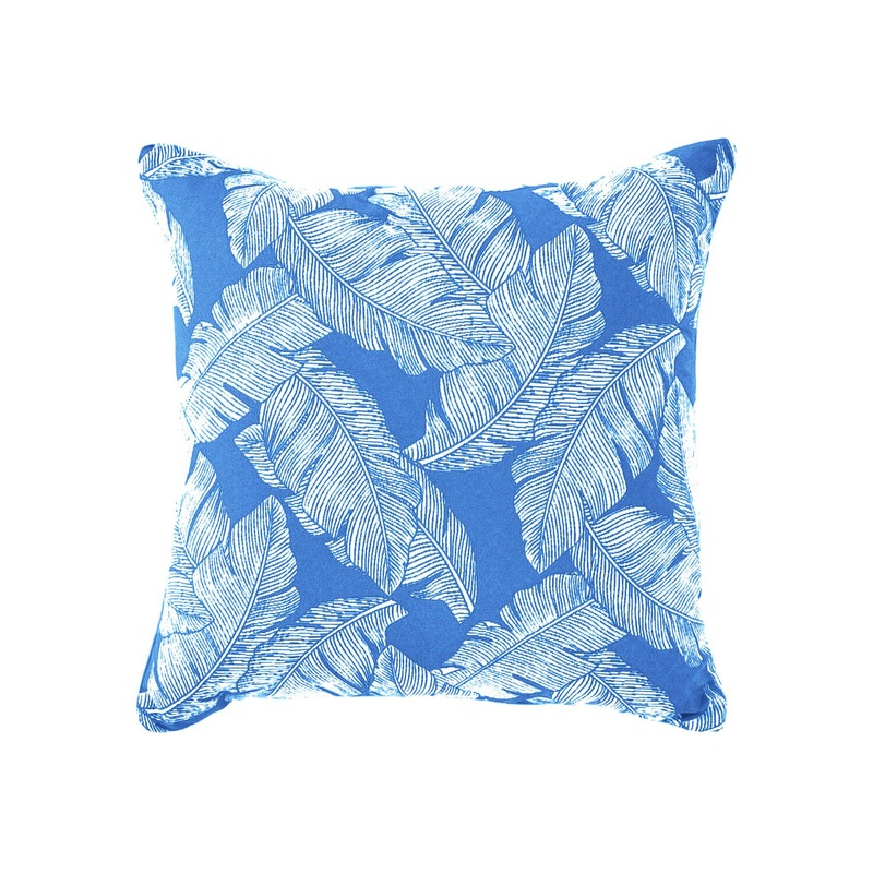 Buy Embroidered Leaf Pattern Outdoor Cushion Cover MyDeal