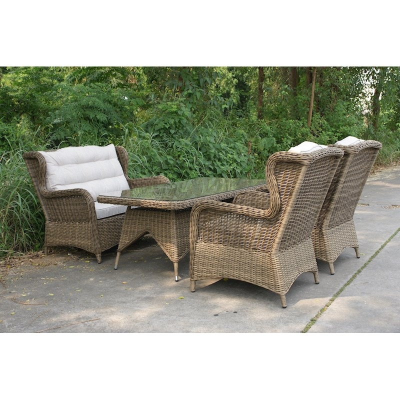 Buy Rye 4Piece Outdoor Lounge Setting MyDeal