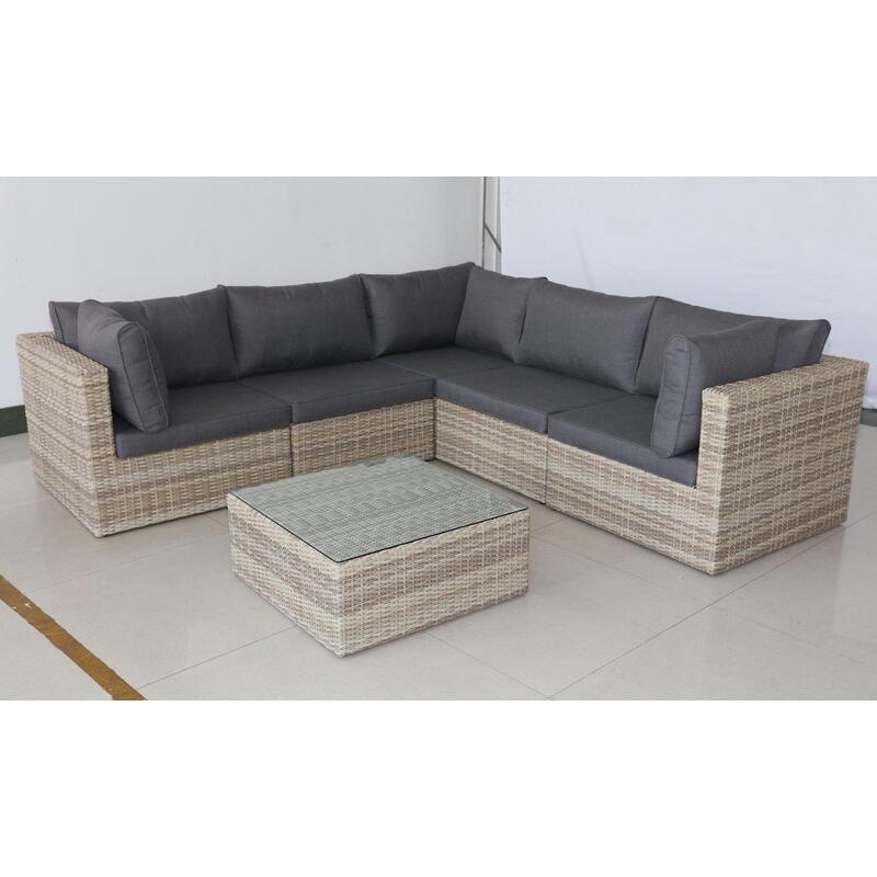 Buy Mornington 7Piece Wicker Outdoor Modular Lounge Setting