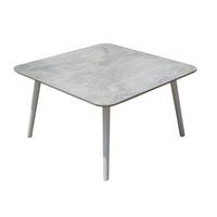 FurnitureOkay Bayview Ceramic Outdoor Coffee Table - White